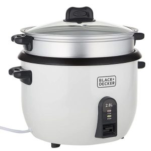 Black+Decker 2.8L Non-Stick Rice Cooker – RC2850-B5