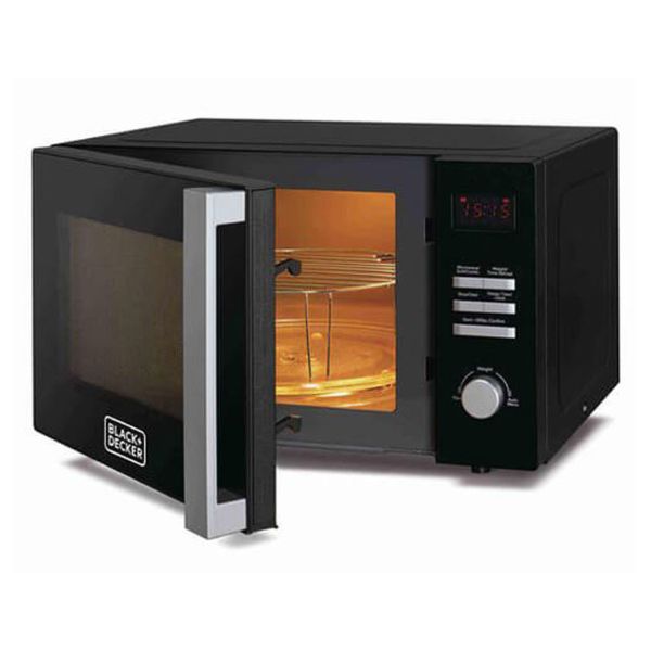 BLACK+DECKER 28L Combination Microwave Oven with Grill Black – MZ2800PG-B5