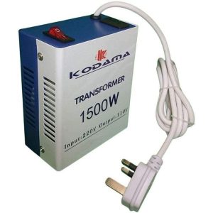 KODAMA KT1500W Transformer 220V to 110V 1500W Power Converter 220V to 110V 1500 Watt UK plug - 1500W TRANSF