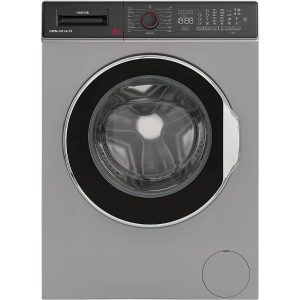 Hoover Washing Machine Front Load Fully Automatic , 8Kg 1400 RPM , Pyrojet Technology Washer, Silver - HWM-V814-PS