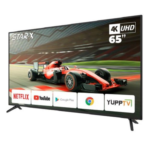 Star-X 65 Inch 4K UHD Smart Led Tv With Built In Receiver, Black - 65UH640V