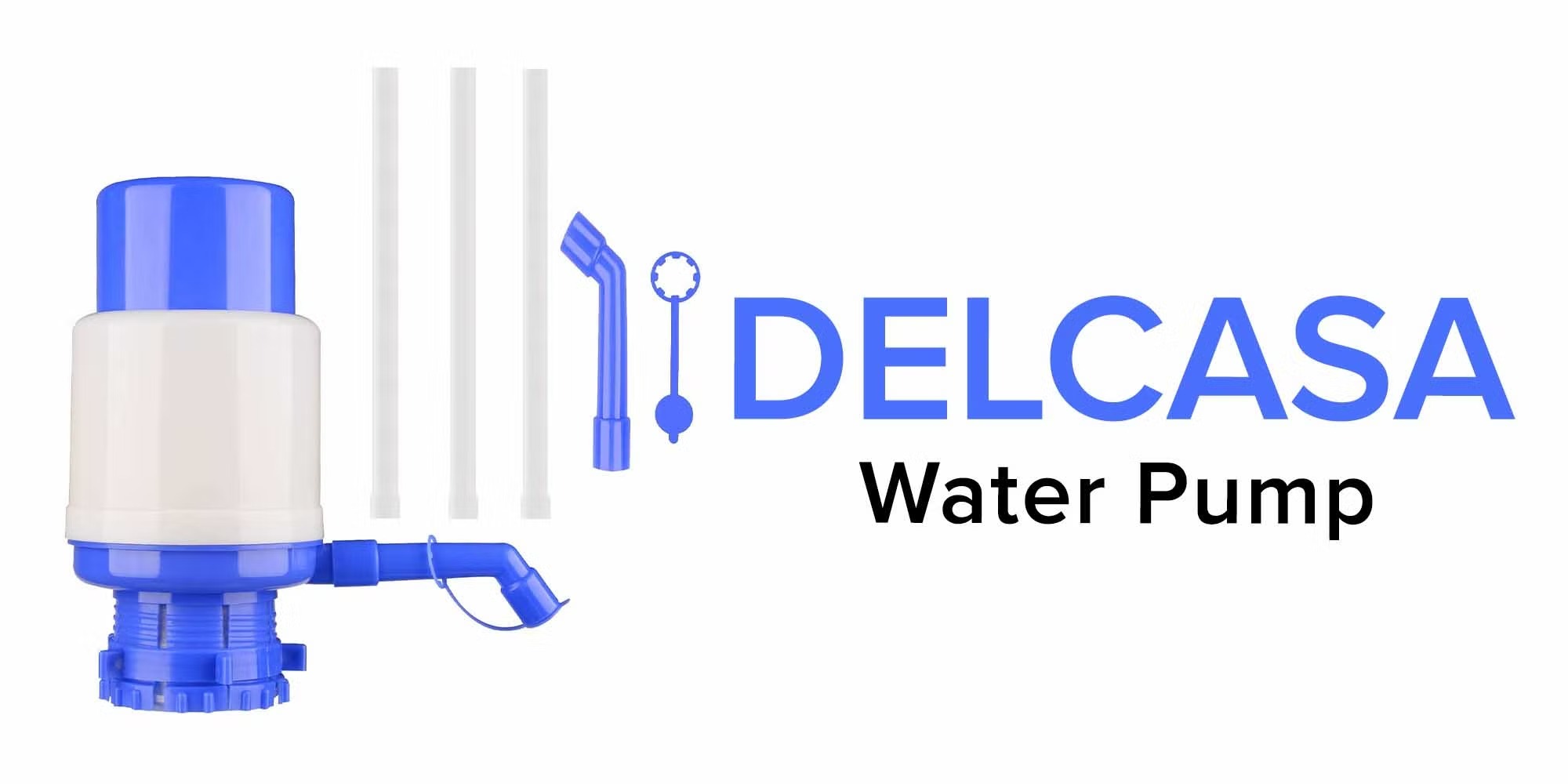 Delcasa Water Pump, White/ Blue - DC1300