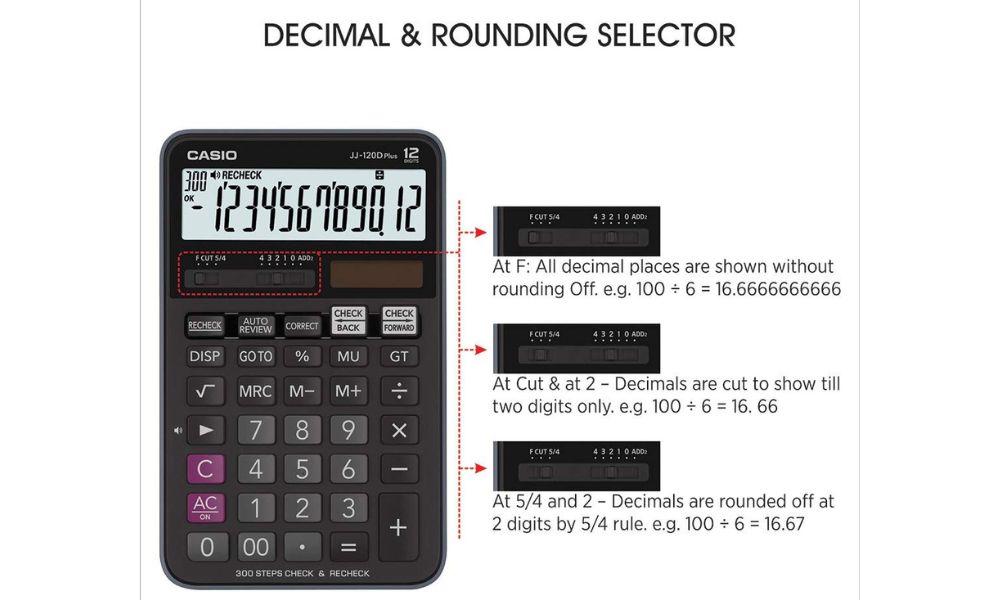 CASIO JJ-120DPLUS | Casio Desktop Calculator