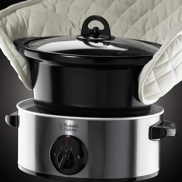 Russell Hobbs Slow Cooker 3.5 L Stainless Steel 200w 19790 – 140498