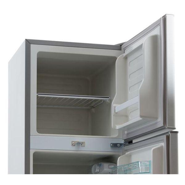 Nikai 320 Liters Double Door Refrigerator Silver - NRF320DN3M
