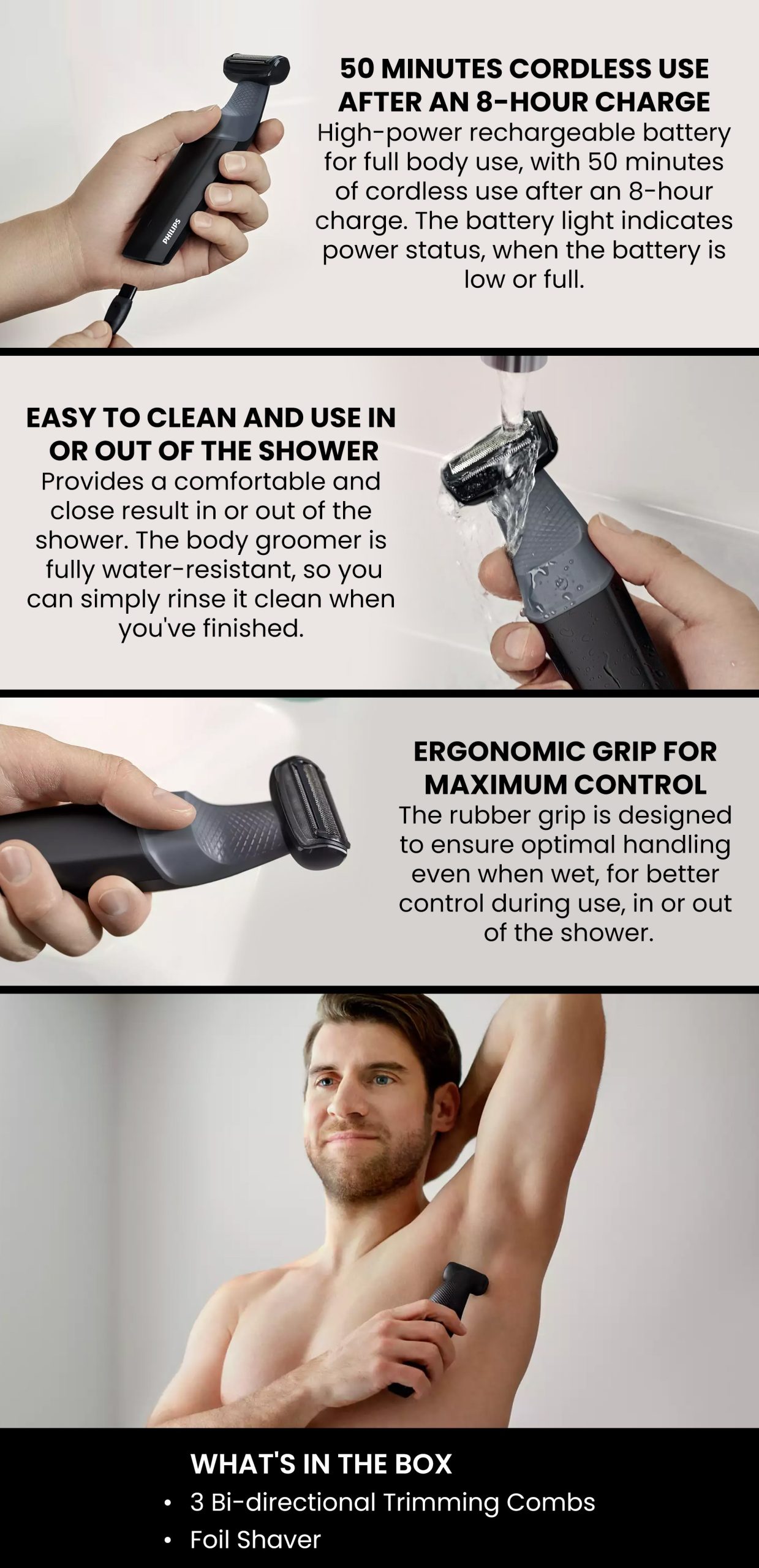 philips bg3010/13 | Philips Showerproof Body Groomer 