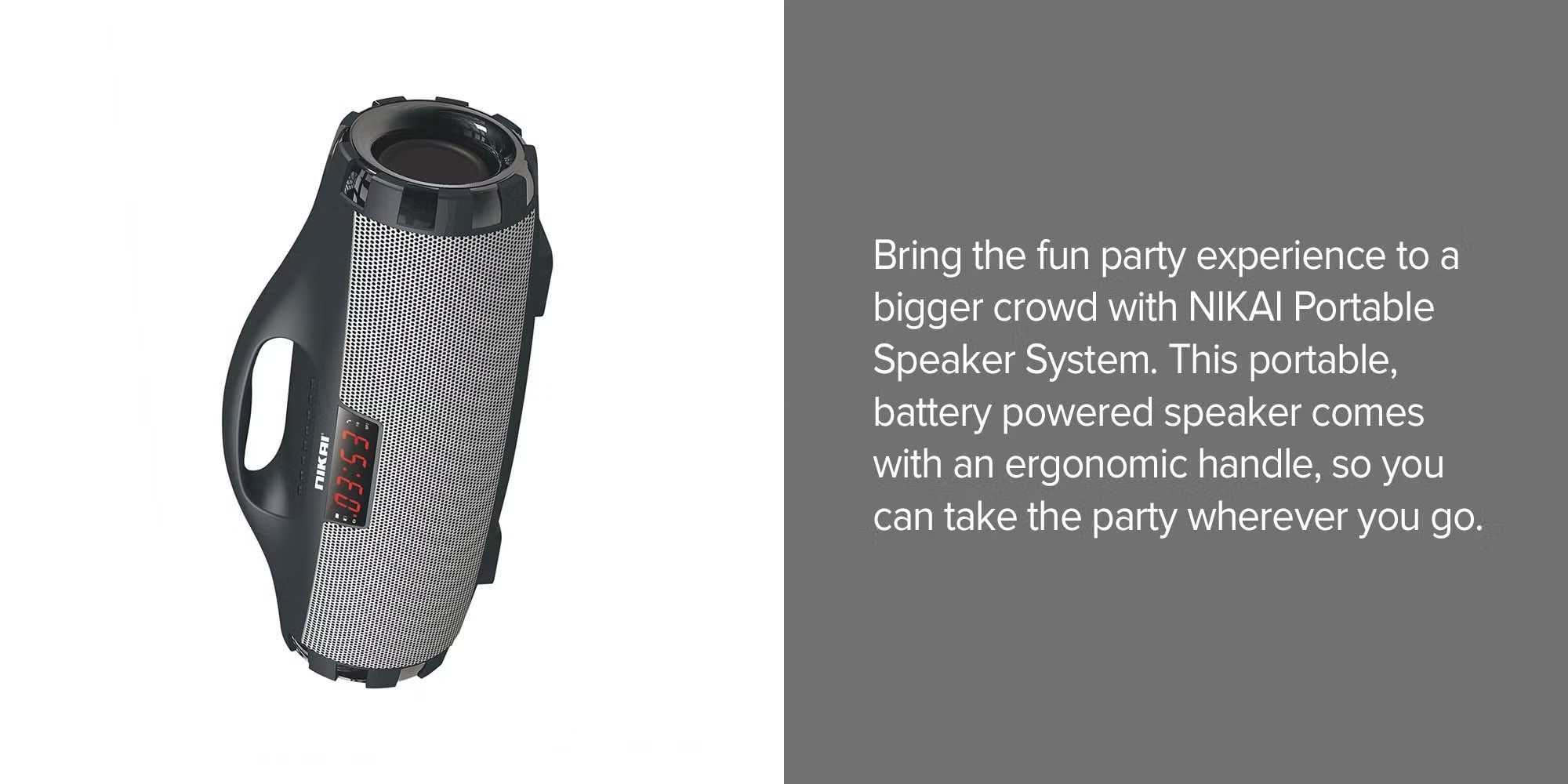 NIKAI NBTS30 | Portable Speaker System