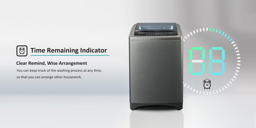 Hisense 16Kg Top Loading Washing Machine Silver Model PLUGnPOINT