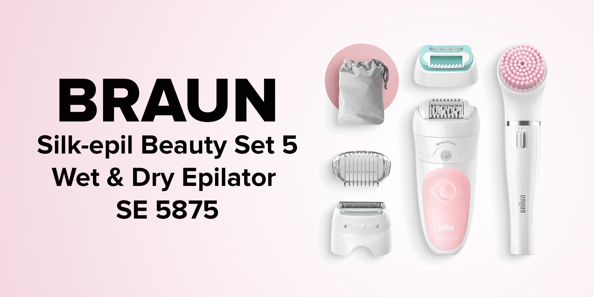 Braun SES5875 | Braun Silk-epil Beauty Set 5-875