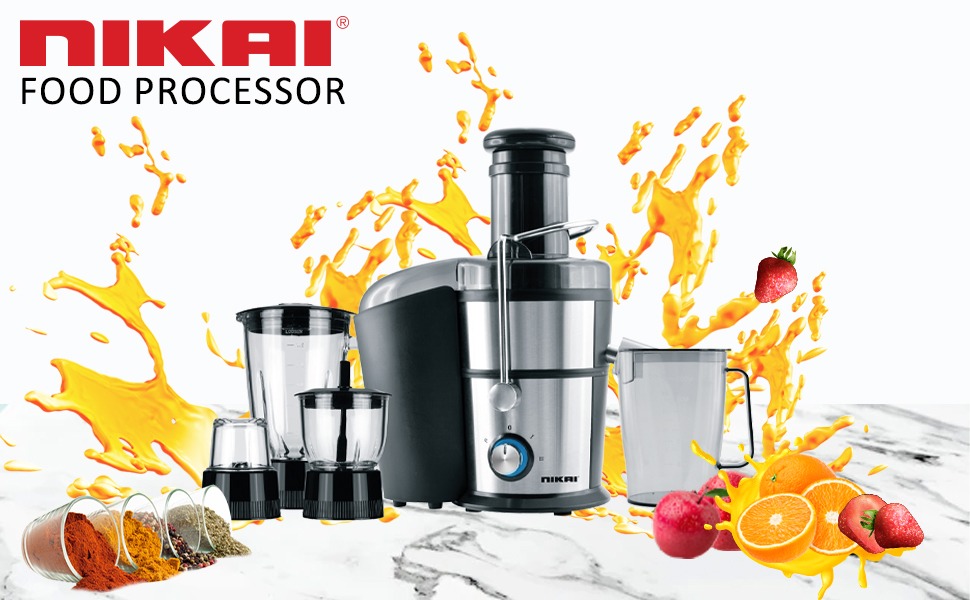 Nikai 4 in 1 Food Processor | mixer juicer blender