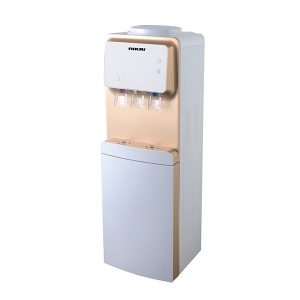 Nikai Water Dispenser With Refrigerator, 3 Tap, NWD1900R, White - NWD1900R