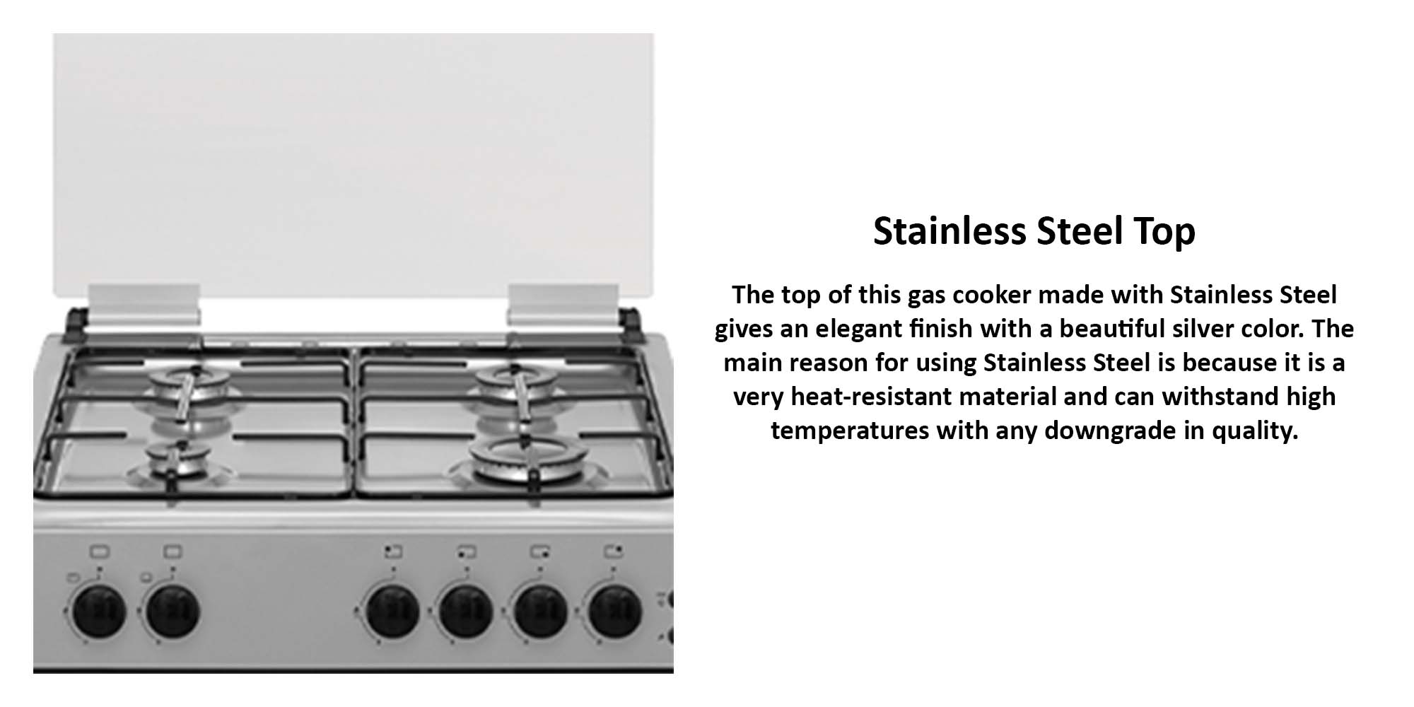 Nikai U6062FS | Freestanding Cooking Range