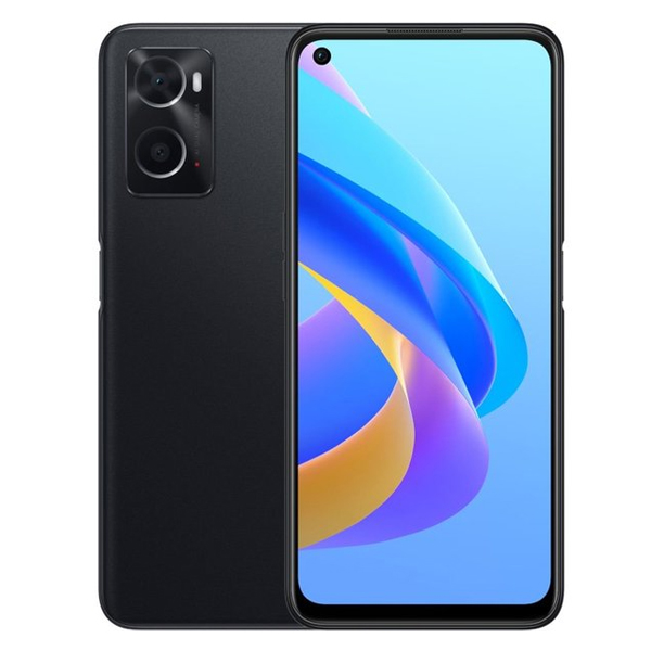 OPPO A76 4G LTE Dual Sim 4GB ROM128GB Middle East Version Glowing Black/Glowing Blue - ‎CPH2375
