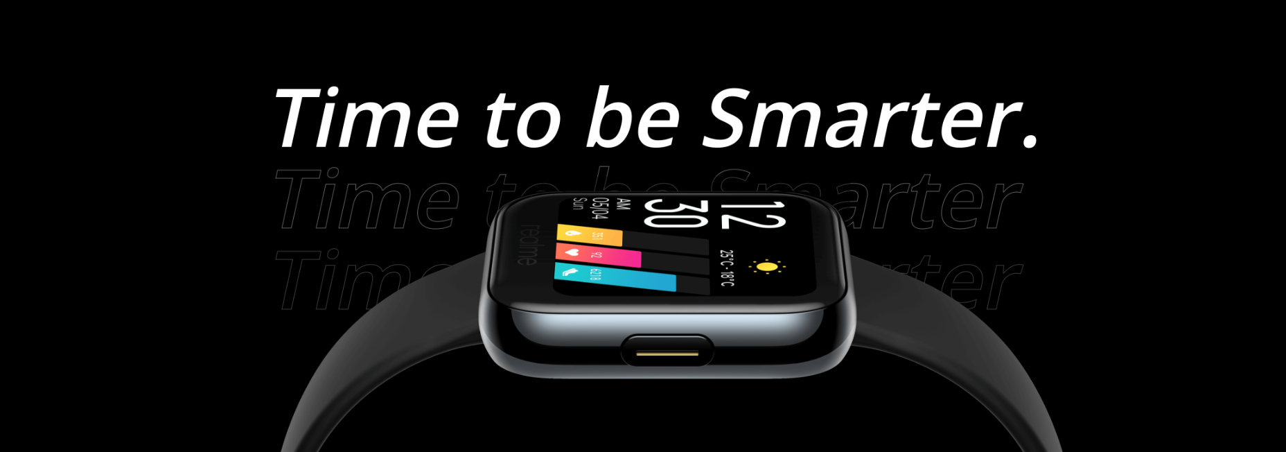Realme Bluetooth Smart Watch Black - RMA161