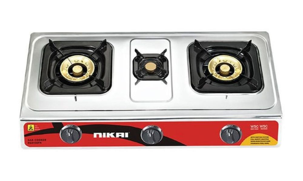 Nikai NG845SFN | Triple Gas Cooking Burner