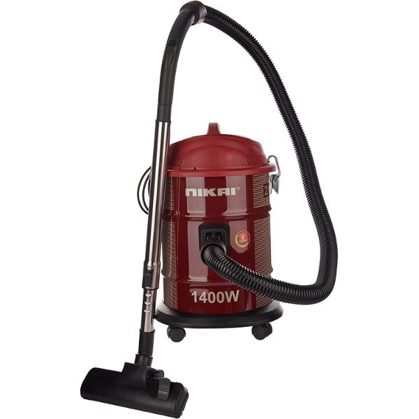NIKAI 17 Liters Vacuum Cleaner, Red - NVC211T