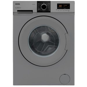 Vestel 6 Kg Front Load Washing Machine 1000 RPM, Silver - W6104DS