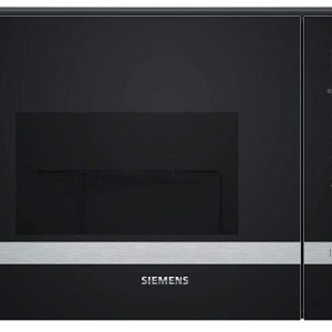 Siemens Built In Microwave, 25 L, Black/Silver - BE555LMS0M