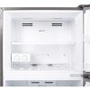 Hoover Refrigerator 490 Liters Gross, Top Mount Double Door Fridge With Freezer, Silver - HTR-H490S