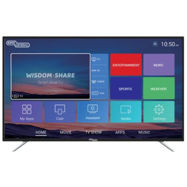 Super General 50 Inches FHD SMART LED TV - SGLED50AS9T2