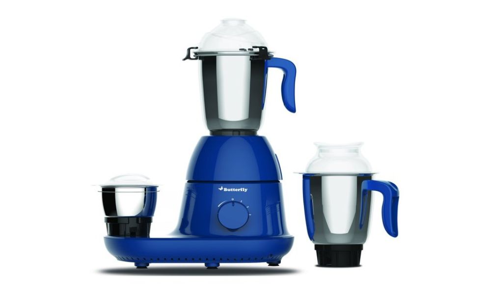 Butterfly Cyclone 3 Jar Mixer Grinder 600W, Blue - BCY17456