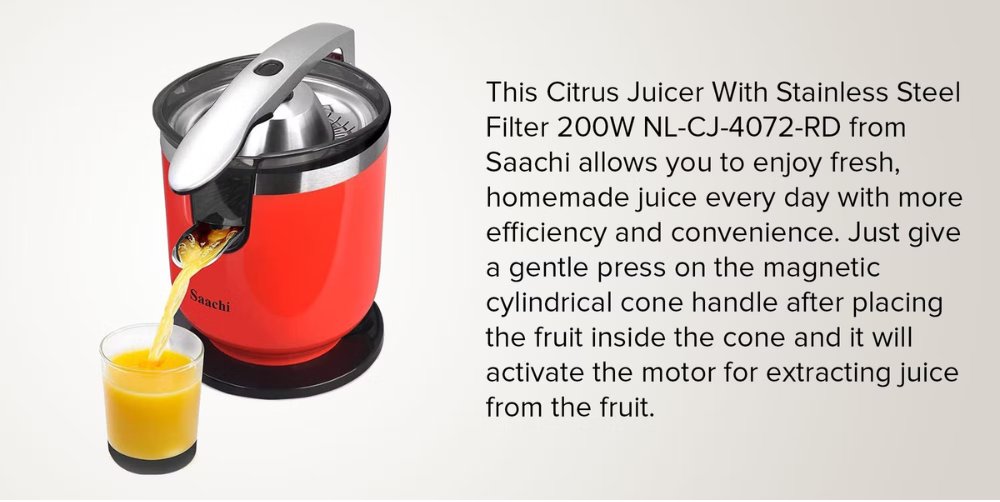 saachi citrus juicer | electric citrus juicer 