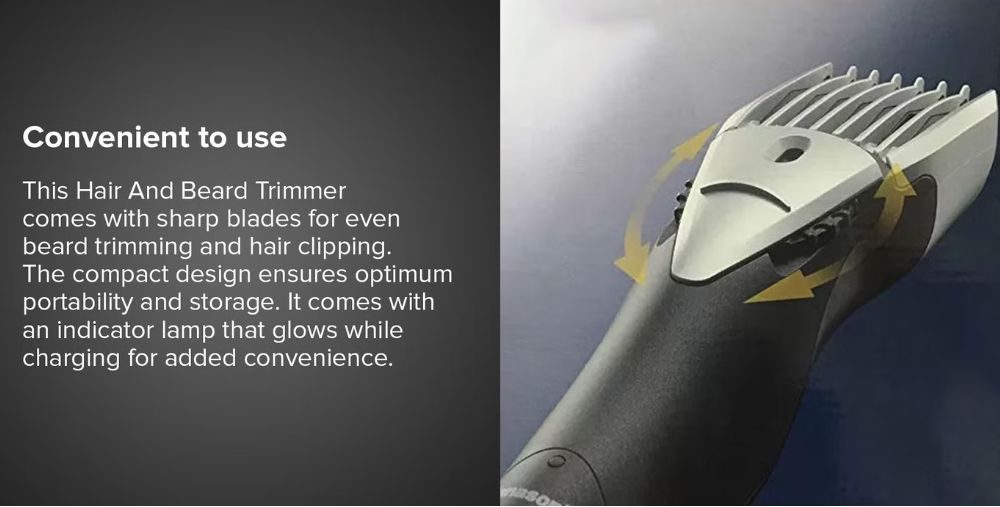 Panasonic ER206 | Beard and Hair Trimmer for Men’s