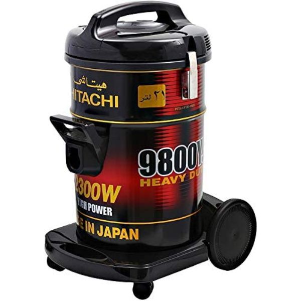 Hitachi 2300 Watts Can Type Y Series Vacuum Cleaner Black/Red - Made in Japan - CV9800YJ240BR