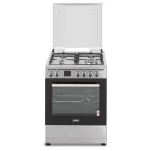 Terim 60X60 Cooker, 4 Gas Burners, With 55L Oven Capacity, Stainless Steel – TERGE66ST