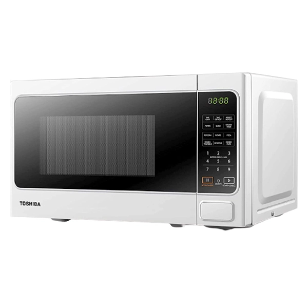 Toshiba 25 Liters 900 Watts Microwave Oven, Pre-Set Cooking, 8 Auto Cooking Menu, 11 Power Level, Multi-Cooking Function – MM-EM25P(WH)