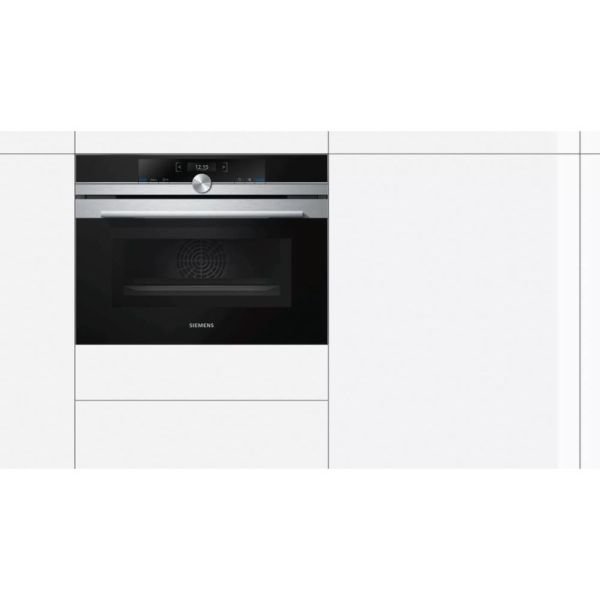 Siemens Built In Compact Oven with Microwave Function, 60 cm – CM633GBS1M