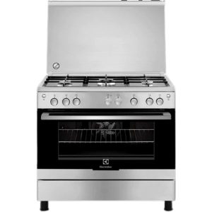 Electrolux 90X60 Gas Cooker With Multifunction Electric Oven Steel – EKK925A0OX