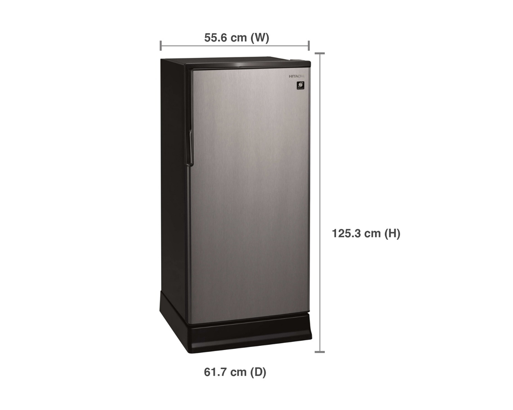 HITACHI R200EUK9PSV | 187L  Single Door Refrigerator 
