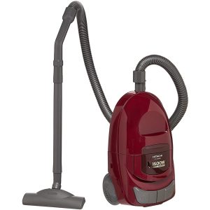 Hitachi 1600w Canister Vacuum Cleaner, Wine Red- CVW160024CBSWR