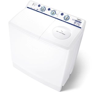 Hitachi 14 Kg Top Load Semi Automatic Washing Machine, White - PS1405SJ3CGXWH