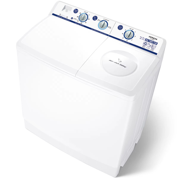 Hitachi 14kg Semi Automatic Top Load Washing Machine - PS1405SJ3CGXWH