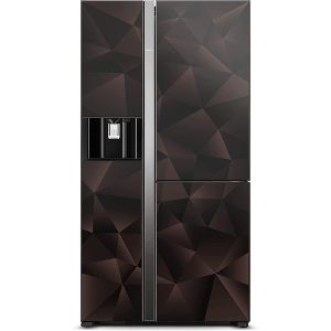 Hitachi 700L Side by Side Refrigerator, Glass Bronze – RM700VAGUK9XGBZ