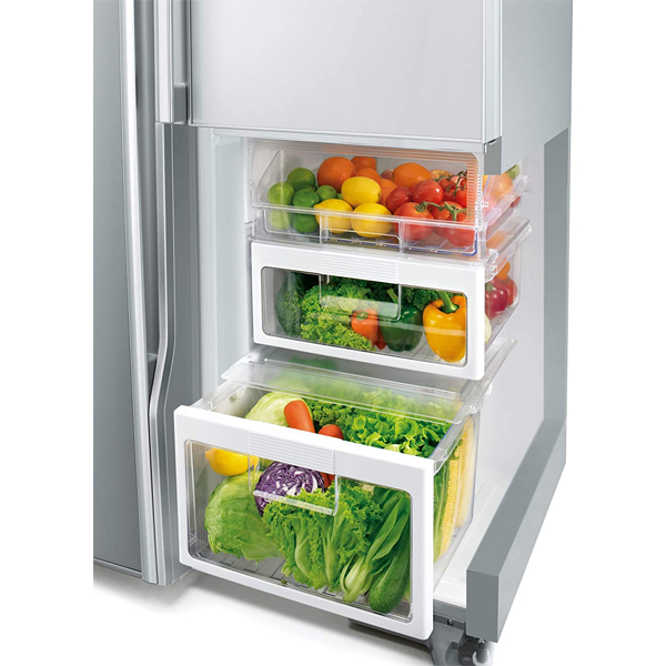 Hitachi 700L Side By Side Refrigerator, Mirror - RM700AGPUK4XMIR