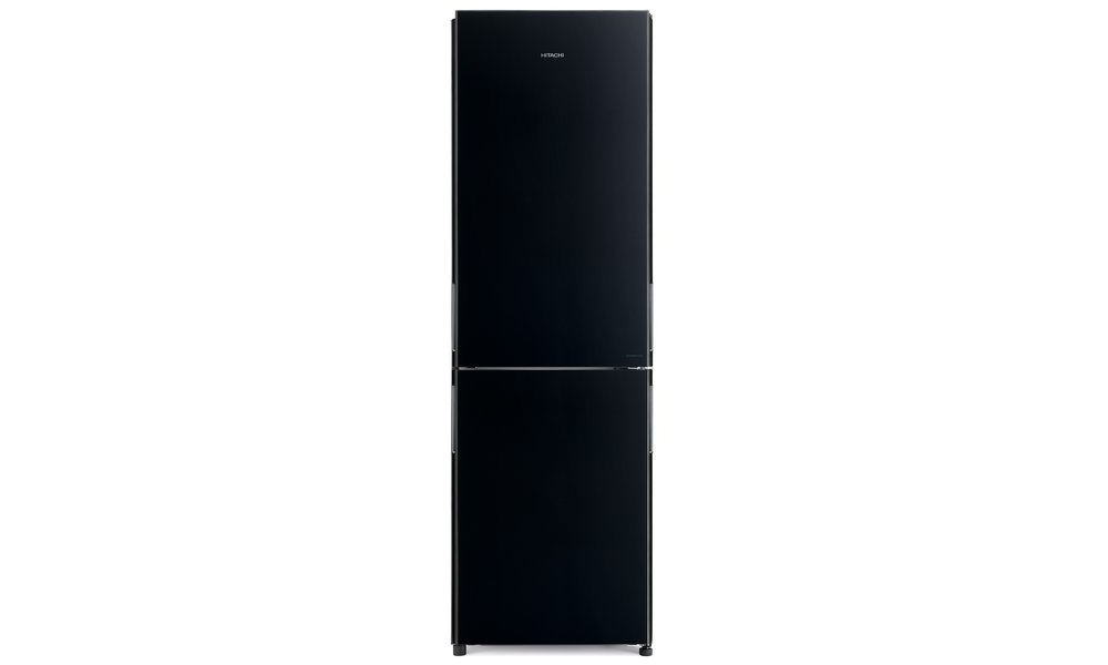 Hitachi 410L Bottom Freezer Refrigerator, Black - RBG410PUK6GBK