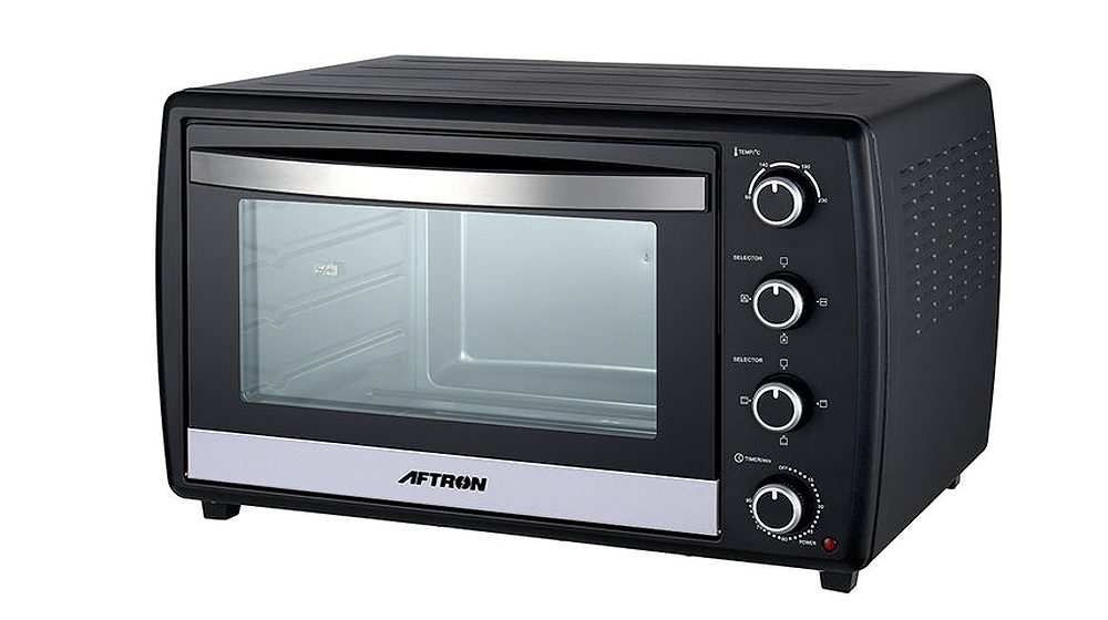 Aftron 120L Oven Toaster, Black - AFOT1200GRCK