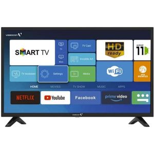 Videocon 40 Inch Smart TV Full HD Android 11 Built in Bluetooth & Wi-Fi, Black - VG40SMTV