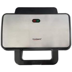 Touchmate Sandwich Maker 900W, Black - TMSDM200S