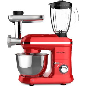 Frigidaire Stand Mixer With Blender Meat Grinder, Red - FD5126