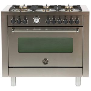 Bertazzoni Master Series 100x60 Full Gas Cooker, Steel - MAS1006GGVLXE