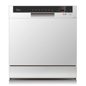 Midea 8 Place Portable Dishwasher, White - WQP83802FS
