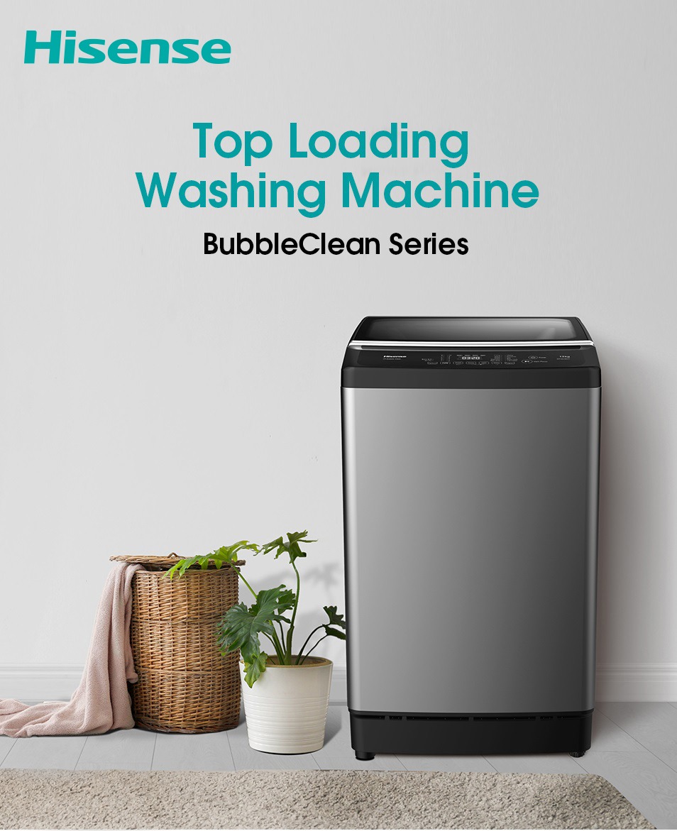 Hisense WTJA1102 | Top Load Washing Machine 