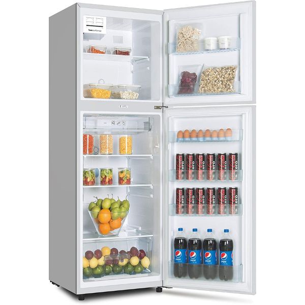 Haier Top Mount Refrigerator 310L, Silver - HRF-310SS