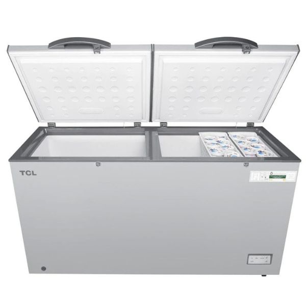 TCL 660 L Chest Freezer Electronic Control, Silver - F660CFSL