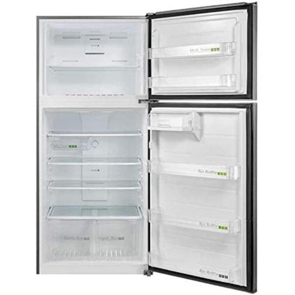 Midea Top Mount 652ltr Frost Free Refrigerator, Stainless Steel - HD845FWES