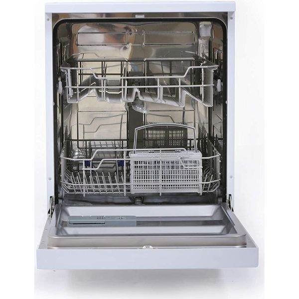 Midea 6 Programs, 12 Place Settings Free Standing Dishwasher, White - WQP12-5203-W